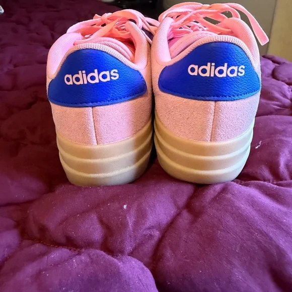 Adidas Pink Sneakers sz 7 - Picture 5 of 6